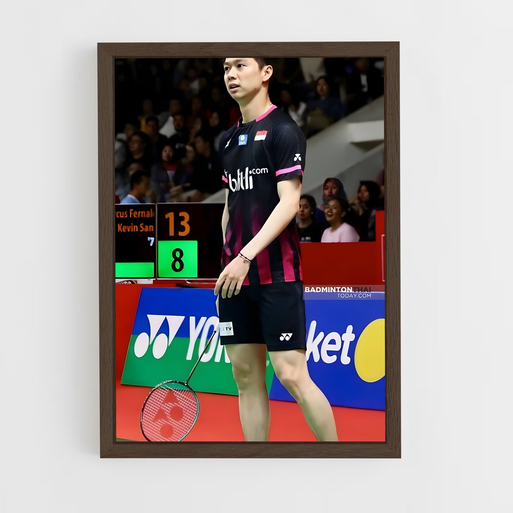Poster Service Smash – affiche Badminton (vue 5)